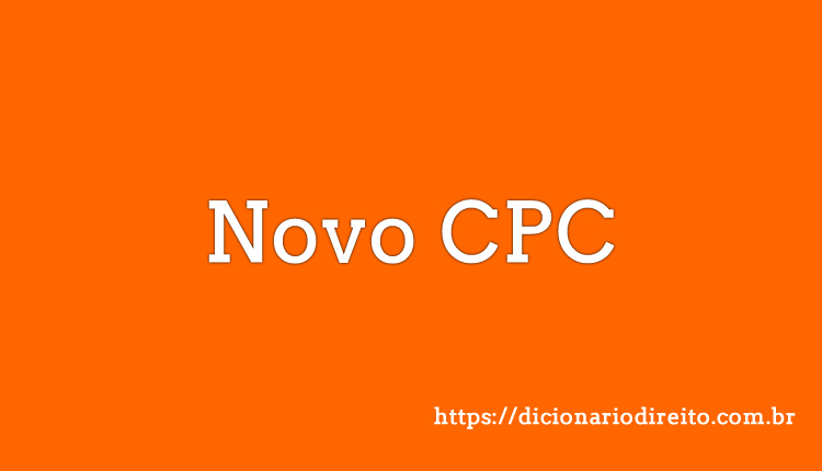 Novo CPC - Dicionário Direito