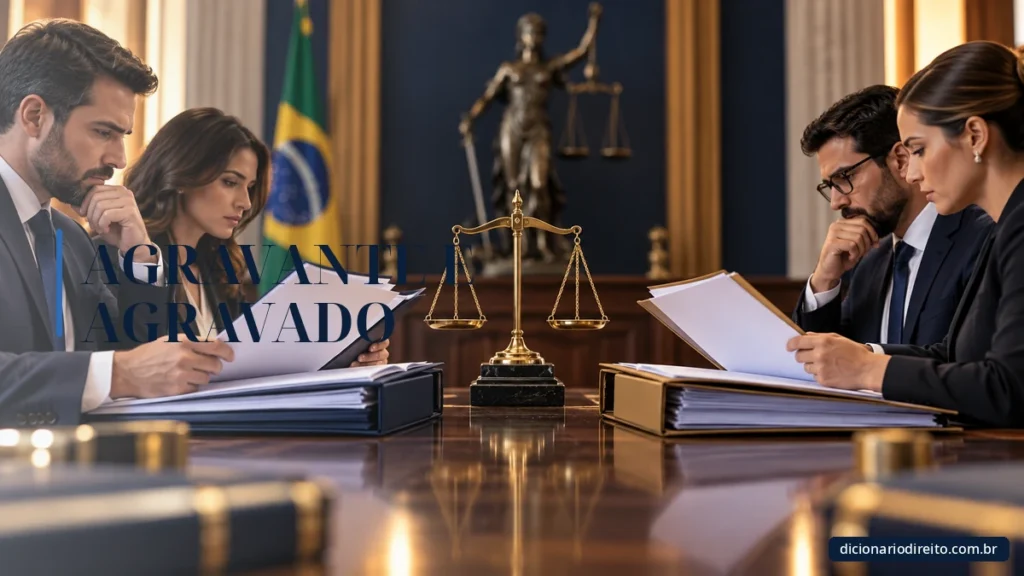 Ilustração editorial sobre Agravante E Agravado — Dicionário Direito