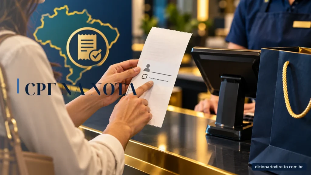 Ilustração editorial sobre Cpf Na Nota — Dicionário Direito