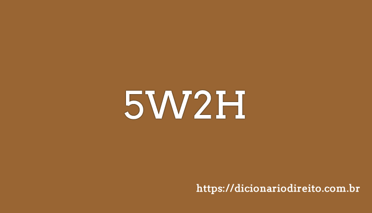 5W2H - Dicionário Direito