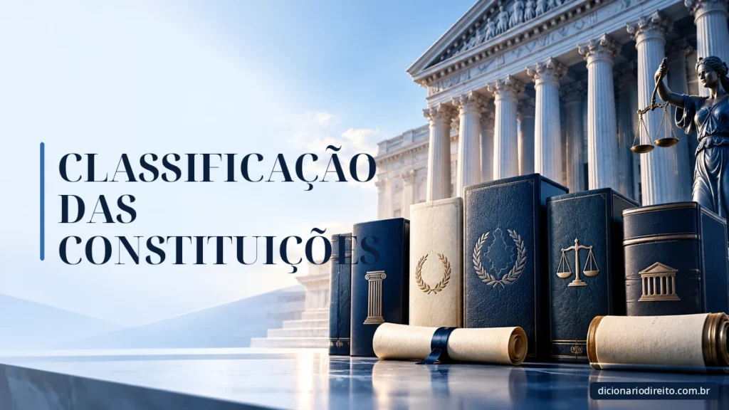 Ilustração editorial sobre Classificação Das Constituições — Dicionário Direito