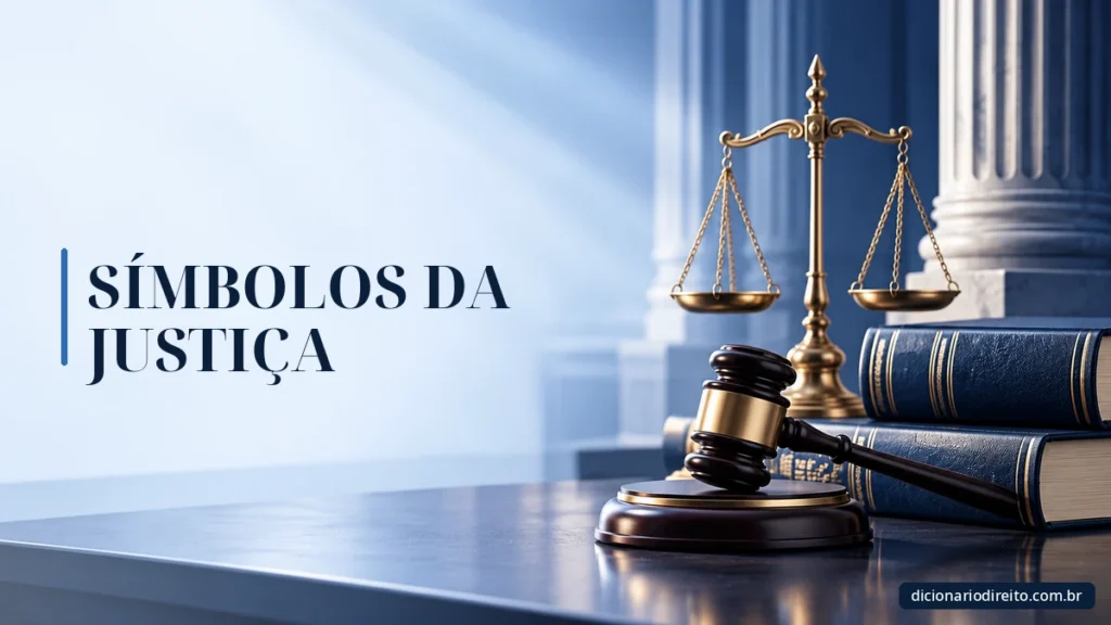 Ilustração editorial sobre Símbolos Da Justiça — Dicionário Direito