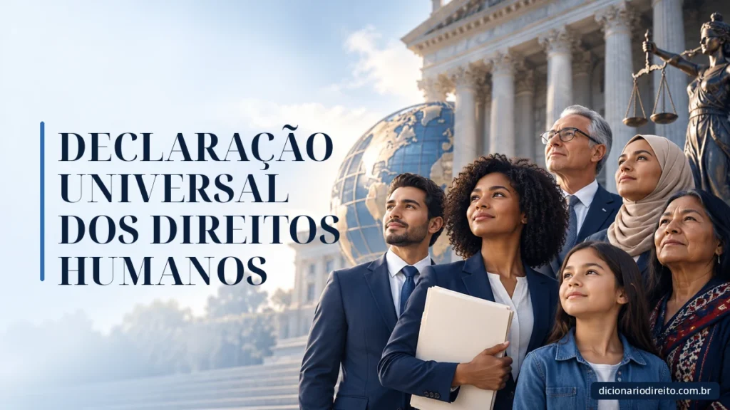 Ilustração editorial sobre Declaração Universal Dos Direitos Humanos — Dicionário Direito