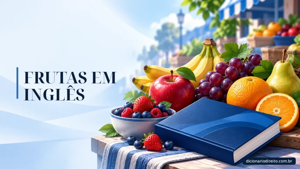 Ilustração editorial sobre Frutas Em Inglês — Dicionário Direito
