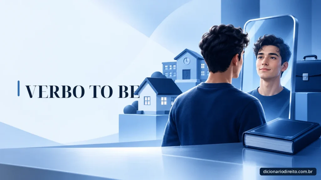 Ilustração editorial sobre Verbo To Be — Dicionário Direito