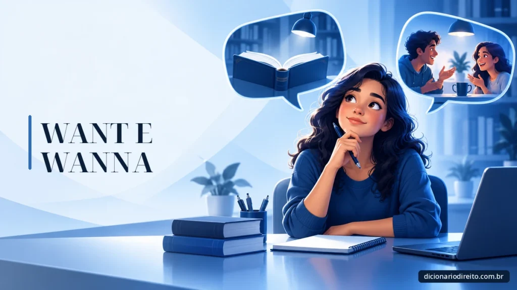 Ilustração editorial sobre Want E Wanna — Dicionário Direito