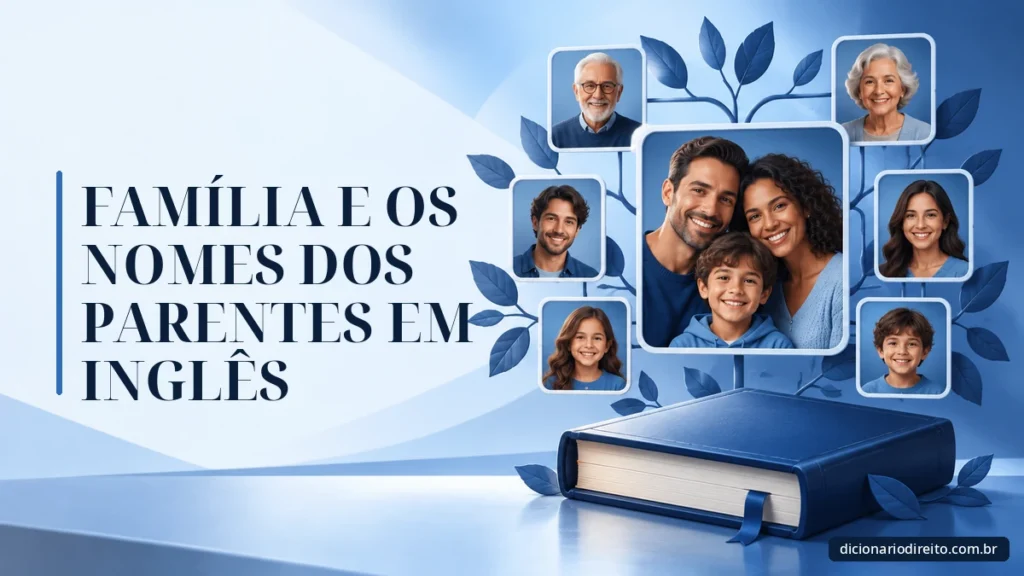 Ilustração editorial sobre Família E Os Nomes Dos Parentes Em Inglês — Dicionário Direito