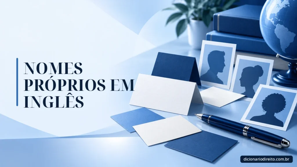 Ilustração editorial sobre Nomes Próprios Em Inglês — Dicionário Direito