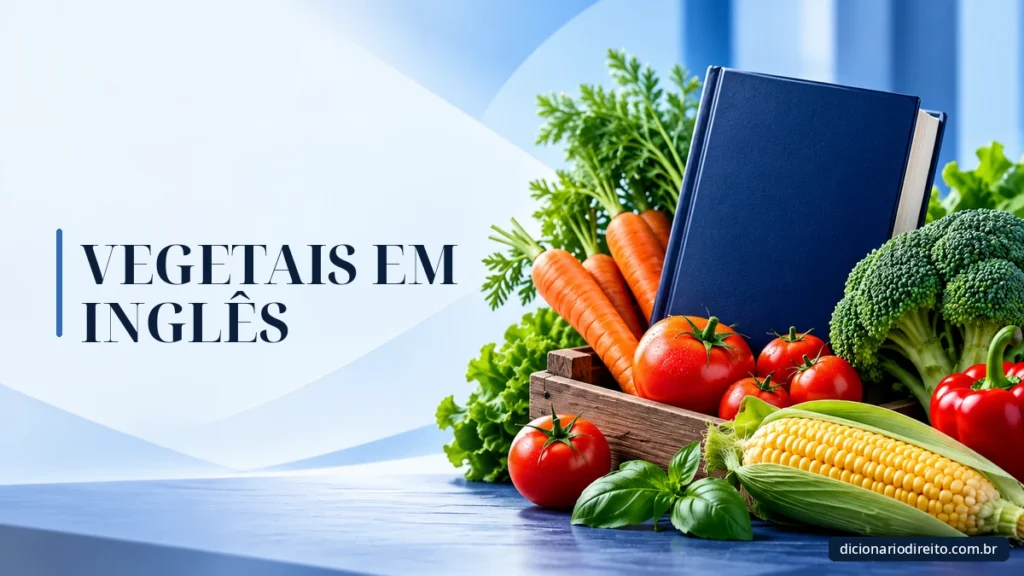 Ilustração editorial sobre Vegetais Em Inglês — Dicionário Direito