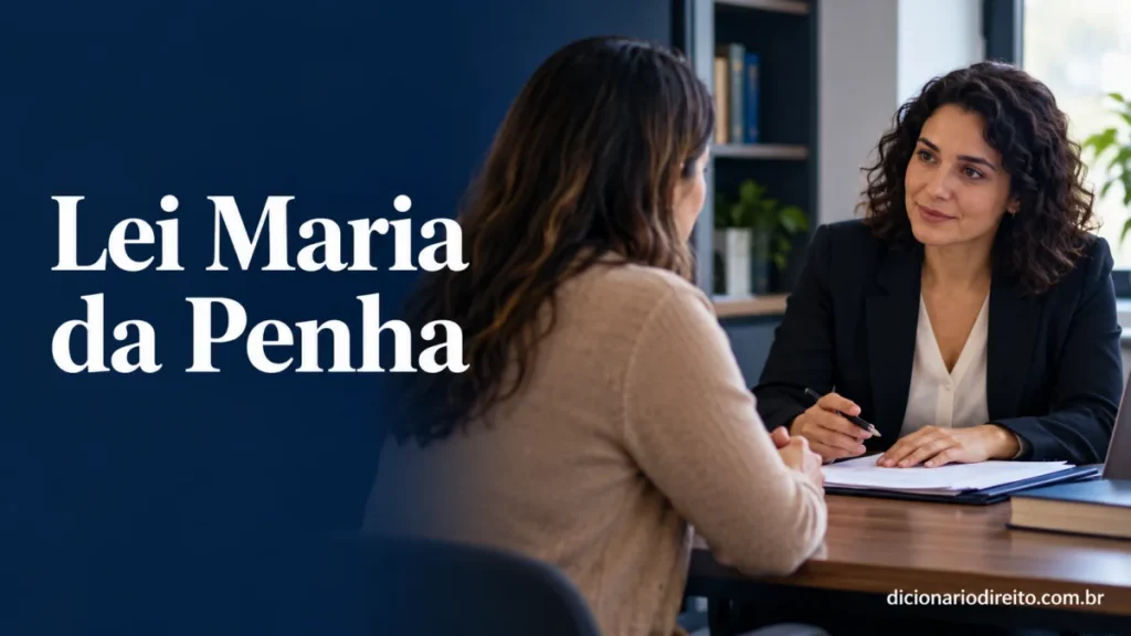 Mulher conversa com profissional de acolhimento em ambiente seguro