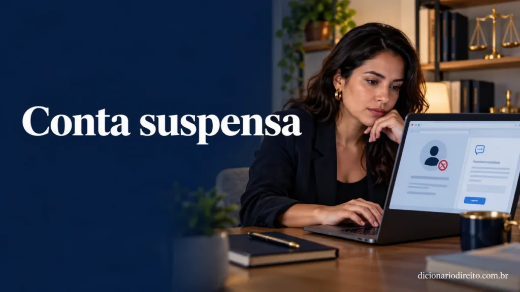Conta suspensa em rede social: como contestar o bloqueio?