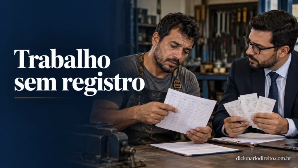 Trabalho sem carteira assinada: quais provas ajudam a reconhecer o vínculo?