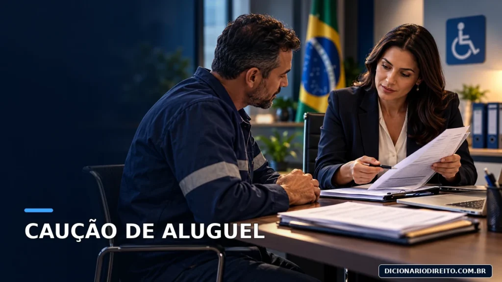 Locatária recebe as chaves e confere documentos de depósito caução ao encerrar o aluguel