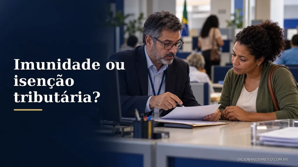 Imunidade e isenção tributária: entenda a diferença — imagem editorial ilustrativa relacionada ao tema.