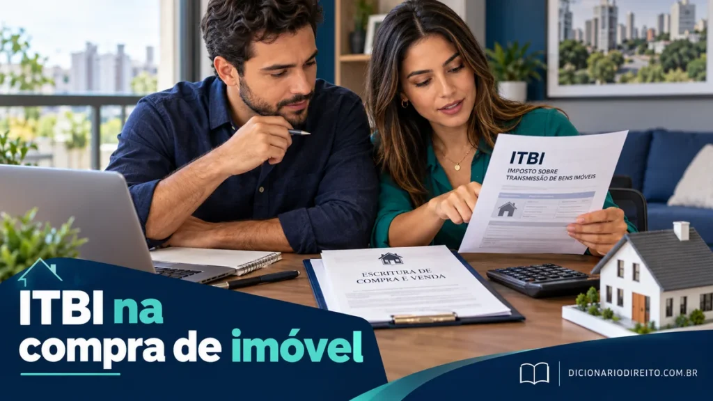 ITBI na compra de imóvel: quem paga e como contestar o cálculo — ilustração editorial sobre direitos e procedimentos no Brasil