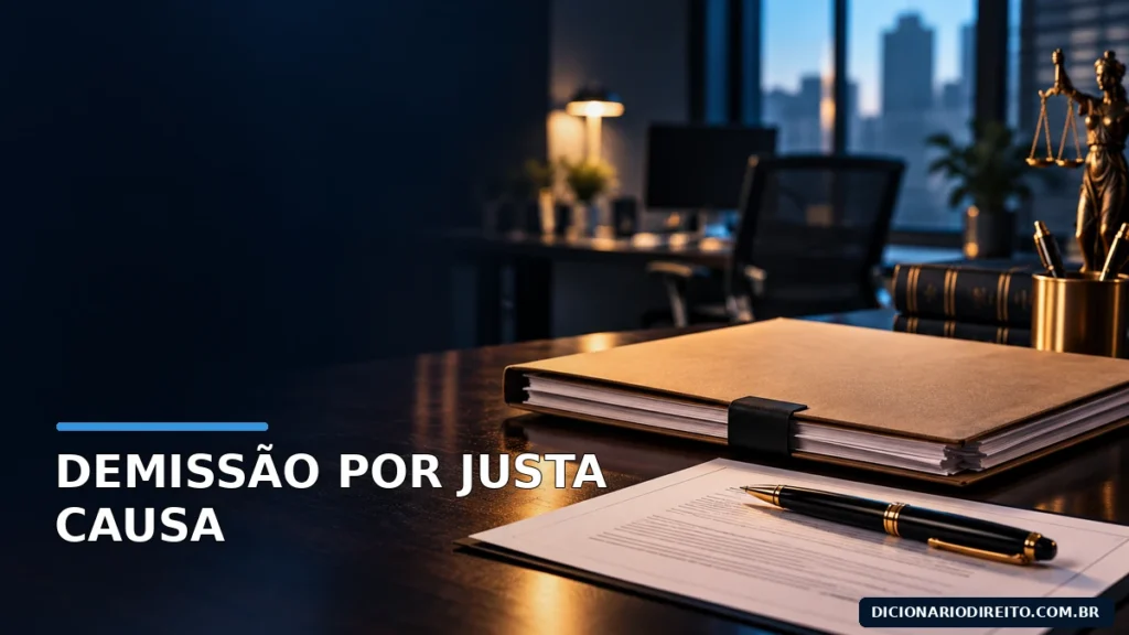 Documento de encerramento de contrato de trabalho sendo analisado em mesa profissional