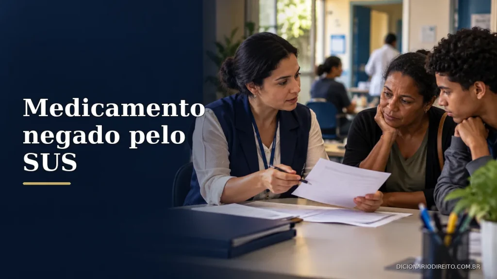 Medicamento pelo SUS negado: como pedir revisão e quais documentos reunir? — imagem editorial ilustrativa relacionada ao tema.